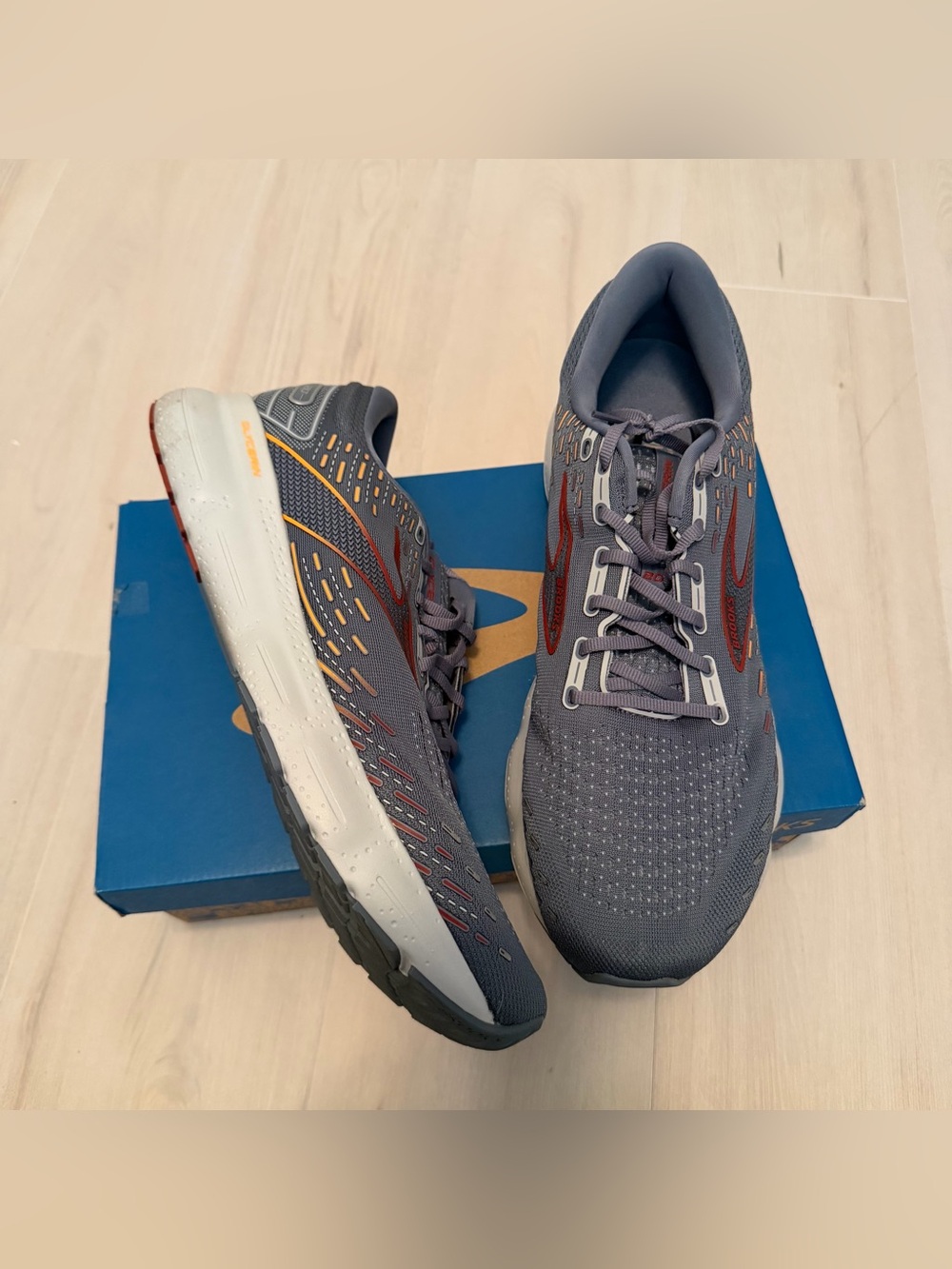 Brooks Glycerin 20 Men's Gray Running Shoes Size 15
